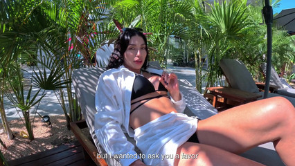 Красивая латинка согласилась на секс за маргариту